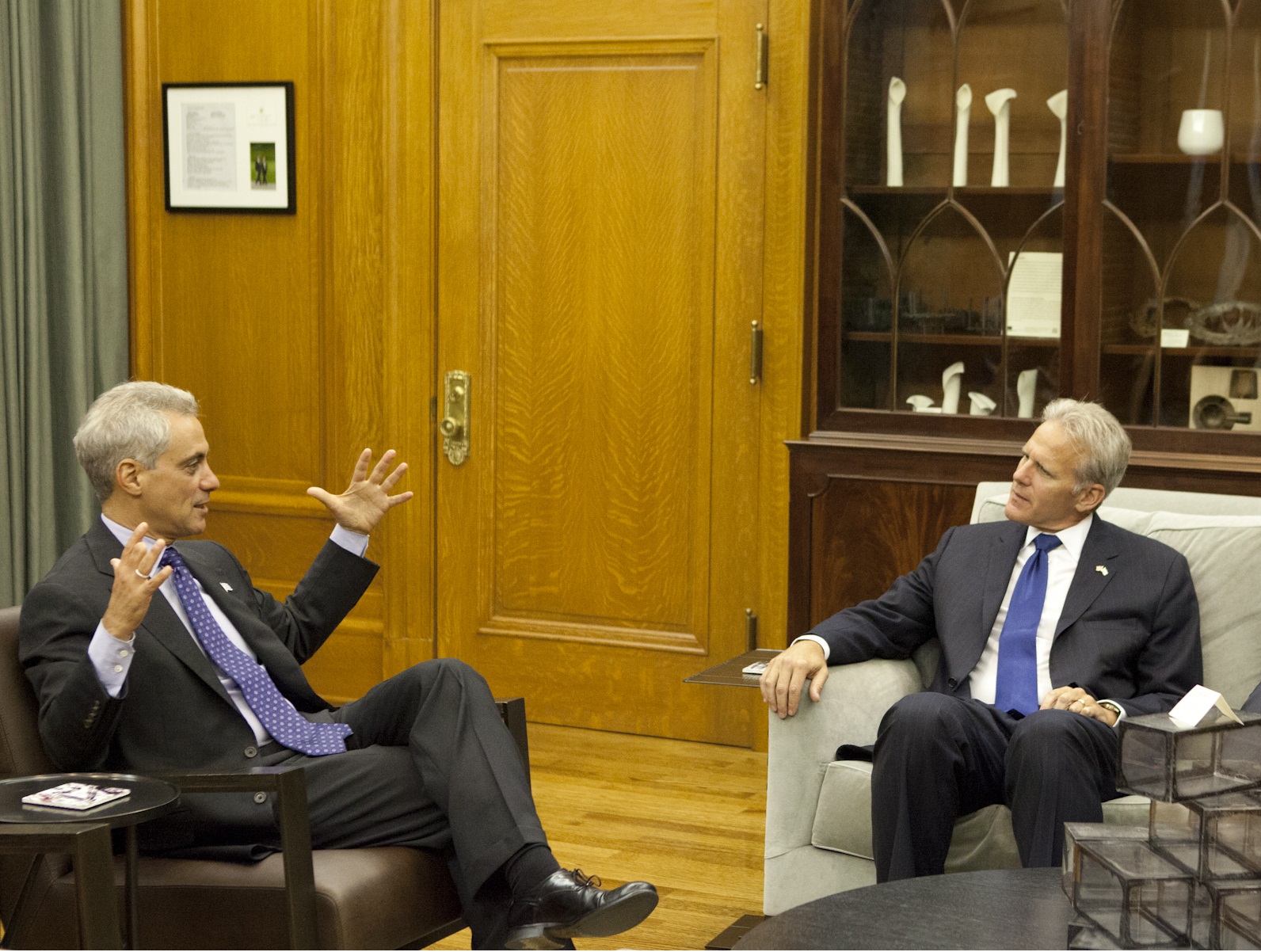 Mayor Emanuel Welcomes Michael Oren, Israel Ambassador to the United States